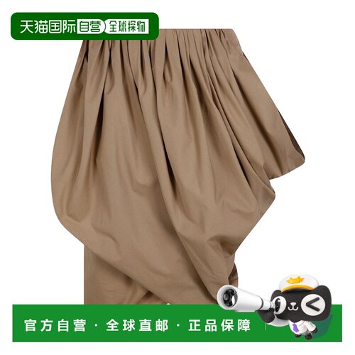 Chloe 中长款不对称半身裙 CH26UJU41141a字裙 【付后1h可退】