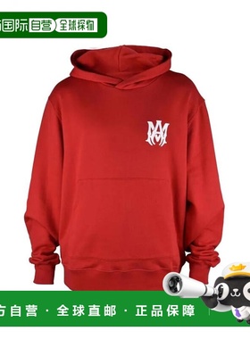 1h可退 香港直邮AMIRI 男士 红色 M.A. 连帽衫 PF23MJL009