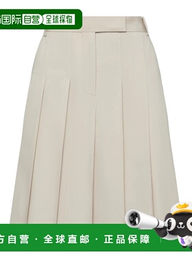 1h可退 香港直邮Thom Browne 汤姆 布朗 女士 褶裥半身裙 FGCA40U
