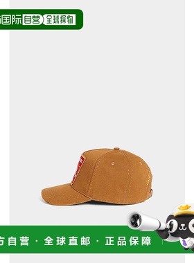 香港直邮Dsquared2 二次方 男士 棕色 Canadian Patch 棒球帽 BCM