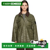 香港直邮GANNI 夹克 甘尼 绿色 1h可退 Midi 女士 Quilt W0965