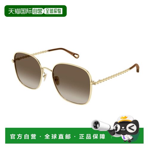 1h可退 香港直邮Chloe 蔻依 女士 CH0255S_003GDBR 太阳镜 CH0255