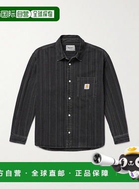 1h可退 香港直邮CARHARTT WIP 男士 Rylan Logo-Appliqued 条纹牛