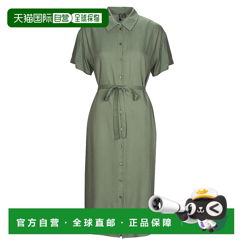 欧洲直邮Vero Moda 女士 VMBUMPY SS CALF SHIRT DRESS NOOS 长连