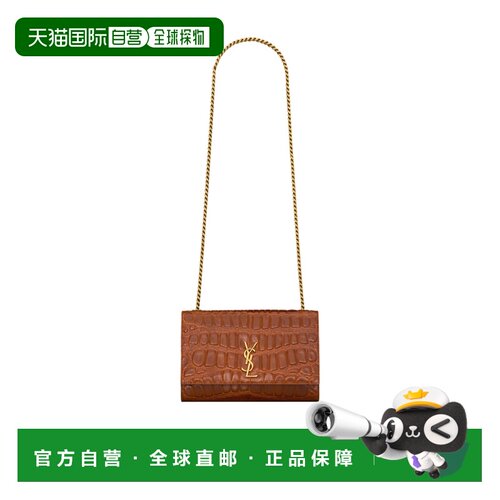 香港直邮Saint Laurent KATE小号皮革单肩包 8515042US0W链条包