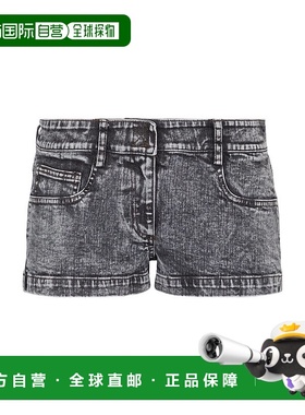 香港直邮NORMA KAMALI 诺玛 卡玛丽 女士 低腰牛仔短裤 001388