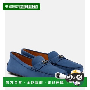 托德斯 女士 绒面革乐福鞋 舒适 1h可退 blue蓝色 香港直邮TOD