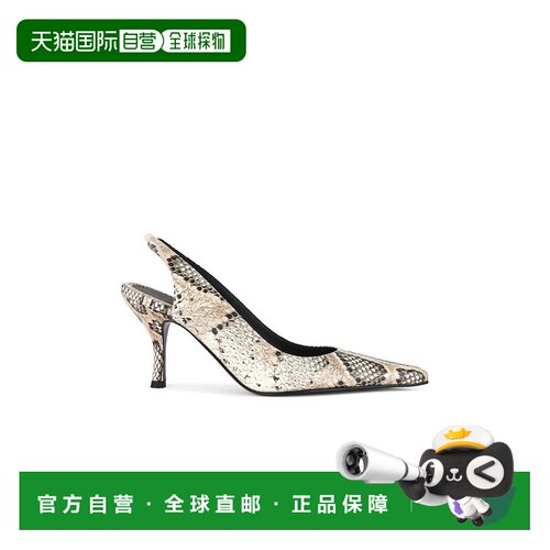 1h可退香港直邮magda butrym 女士 蛇纹低帮露跟鞋跟高跟鞋 52142