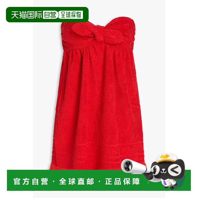 1h可退 香港直邮ZIMMERMANN 女士 ALIGHT 毛巾布迷你连衣裙 8465D