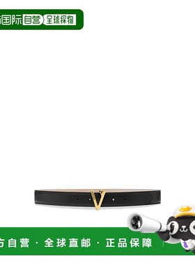 香港直邮Versace V形腰带 1022042DV3T范思哲牛皮