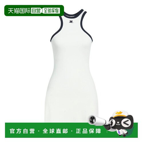1h可退 香港直邮Courreges 女士 短款连衣裙 white白色 舒适时尚