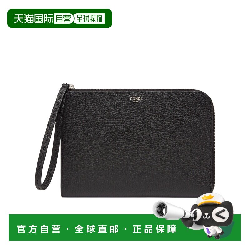 1h可退 香港直邮FENDI 男士手拿包 7N0153AP3BF0GXN AW2025 黑色