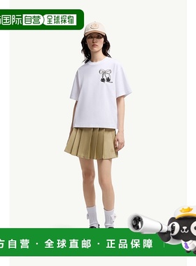 欧洲直邮MONCLER (2025新品) T-shirt en coton à logo cerise b