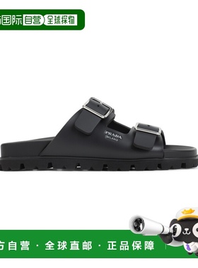 1h可退 香港直邮Prada 普拉达 女士 EVA 黑色凉鞋 1XX792F0203LKK