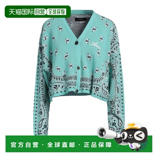 舒适时尚 香港直邮AMIRI green绿色 针织开衫 女士