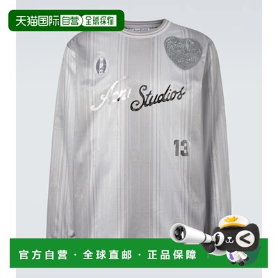 香港直邮Acne Studios 艾克妮 男士 徽标条纹T恤 BL0437FNMNTSHI0