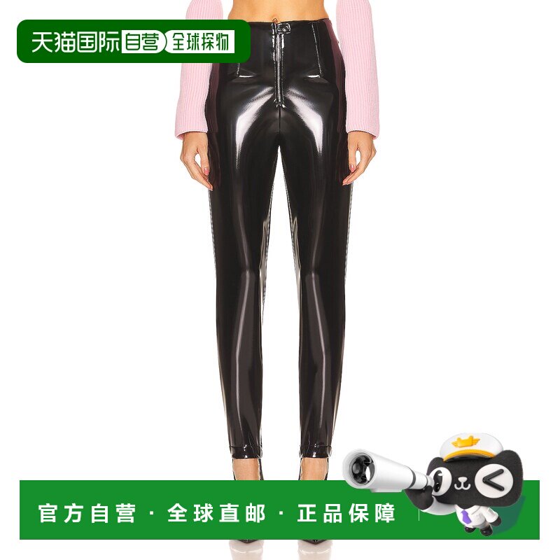 1h可退 香港直邮alaia 女士 踩脚裤子 AA9P00862T464 black黑色