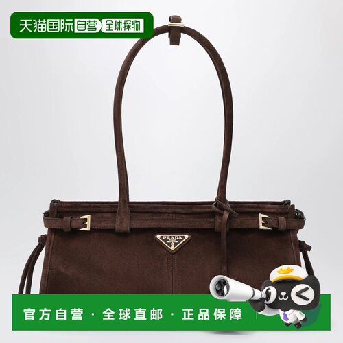 香港直邮PRADA 女士手提包 1BA426MOM2C4SF0003 AW2026 棕色