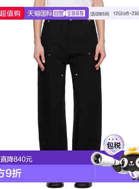 1h可退 香港直邮CARHARTT WIP 女士 黑色 Brandon Double Knee 牛