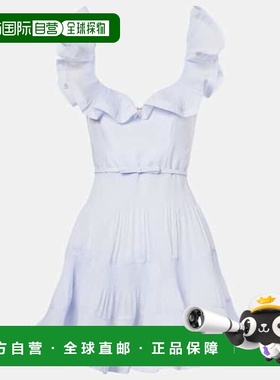 香港直邮ZIMMERMANN 女士 riffles 褶裥紧身束胸连衣裙