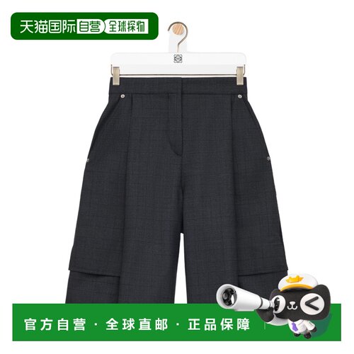 1h可退 香港直邮Loewe 羊毛工装短裤 S359Y1AX31五分裤休闲裤