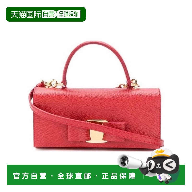 香港直邮Salvatore Ferragamo Vara蝴蝶结小号手提包 22D529
