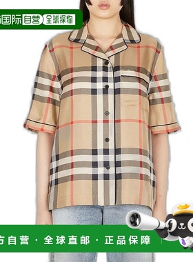 香港直邮Burberry 巴宝莉 女士 Tierney 睡衣衬衫 8052749短袖
