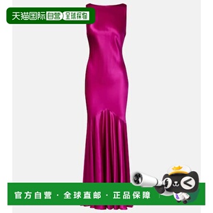 香港直邮Nina 露背真丝混纺缎面长款 Ricci 女士 莲娜丽姿 1h可退