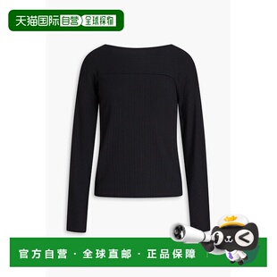 香港直邮THEORY 希尔瑞 女士 莫代尔混纺上衣 P1029510BLACK女装