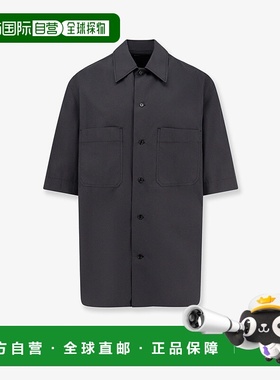 1h可退 香港直邮Lemaire 男士 短袖衬衫 SH1175LF1364 black黑色