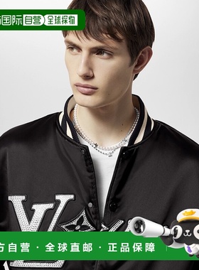 自营1h可退 欧洲直邮LV/路易威登 男士银色/白色黄铜项链高级感新