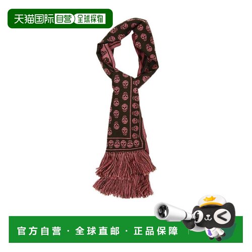 1h可退 香港直邮ALEXANDER MCQUEEN 女士围巾 3583514200Q3372 SS