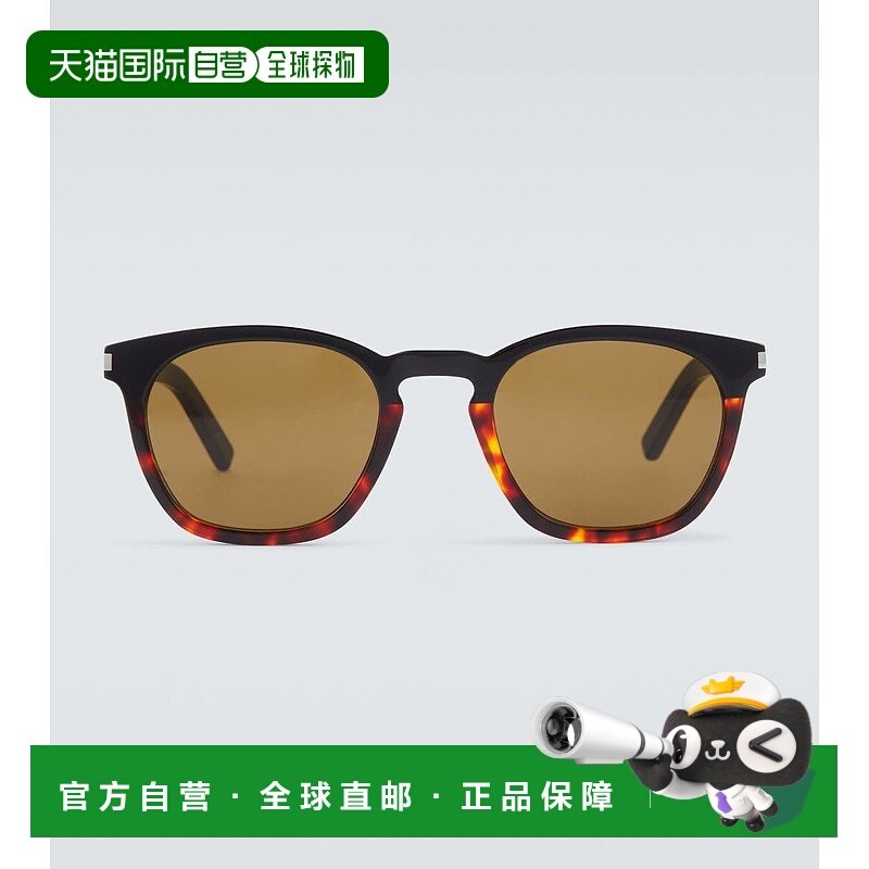 1h可退 香港直邮Saint Laurent 圣罗兰 男士 圆形醋纤太阳眼镜 00,ZIPPO/瑞士军刀/眼镜,太阳眼镜,淘宝优惠券,粉丝福利购,淘宝优惠卷