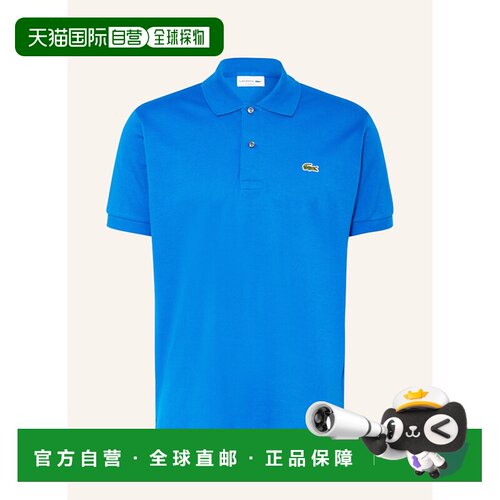 香港直邮LACOSTE 男士T恤 100101227317030 CO 蓝色支付后1h可退