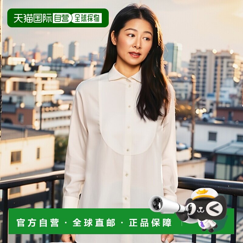 1h可退 香港直邮Bally 巴利 女士 府綢紐扣襯衫 WOU04ACO240