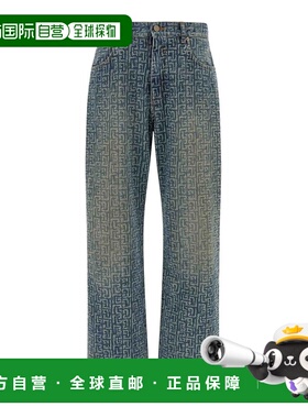 香港直邮BALMAIN 男士牛仔裤 GH1ML135DG126AW SS2026 蓝色 Jeans