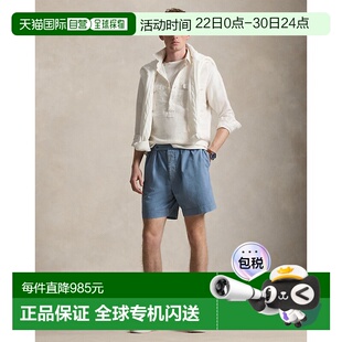 自营欧洲直邮Ralph Lauren拉夫劳伦 男士棉质斜纹休闲短裤休闲裤