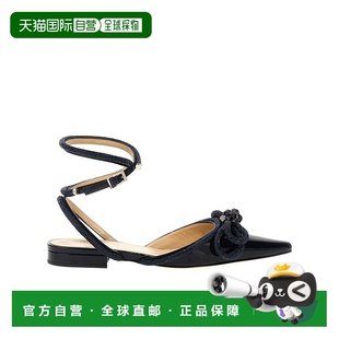 香港直邮Mach&Mach PF24S001715 双蝴蝶结芭蕾平底鞋