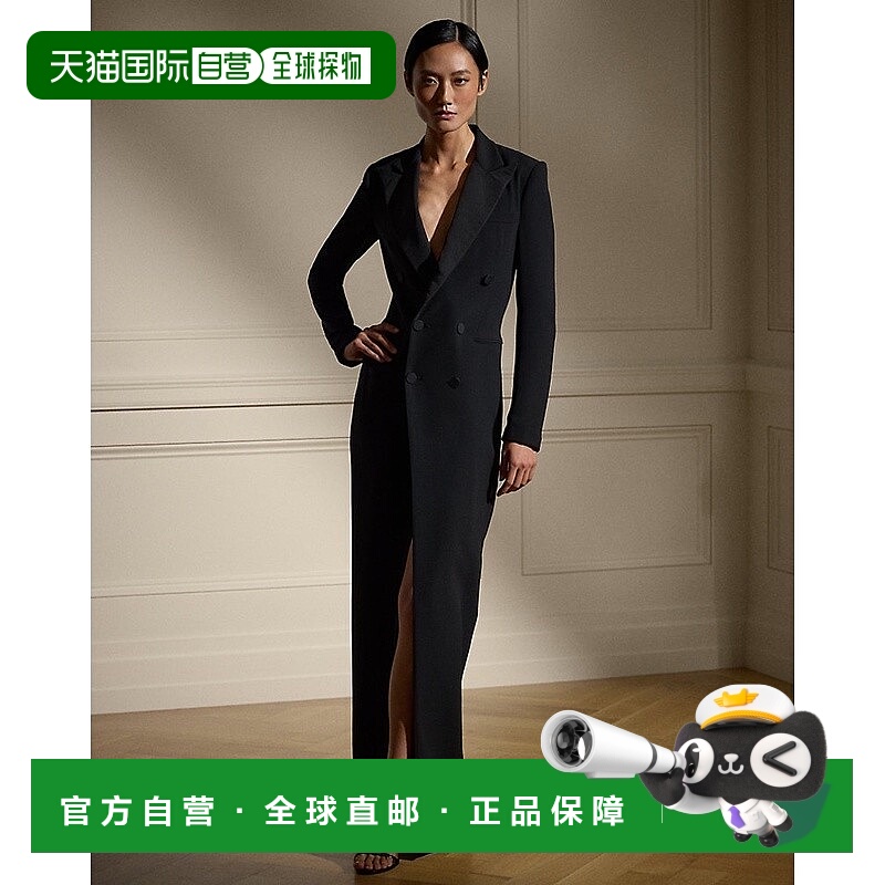 自营欧洲直邮RalphLauren拉夫劳伦 Kristian 真丝燕尾服连衣裙