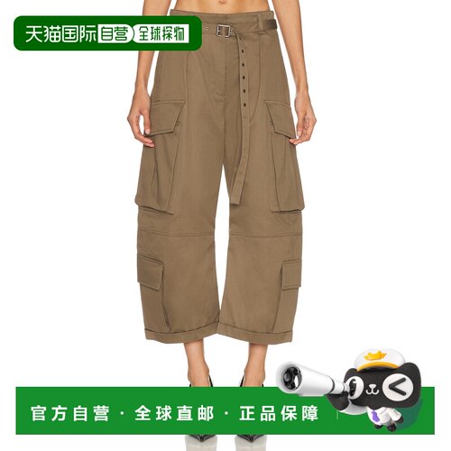 1h可退 香港直邮Acne Studios 艾克妮 女士 Pama Bolton 工装裤 A