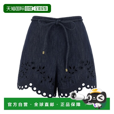 欧洲直邮ZIMMERMANN 女士短裤 7283ASS263INK休闲【付后1h可退】