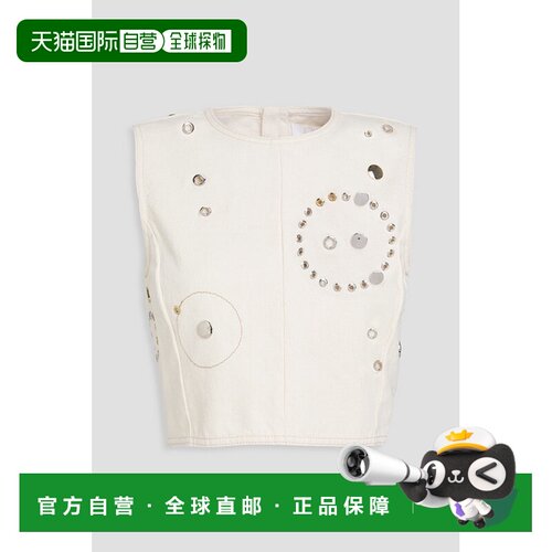 香港直邮Chloe 蔻依 女士 短款精饰牛仔上衣 CHC23UDH01152