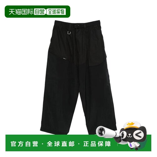 1h可退 香港直邮Y-3 男士 黑色 UT Straightleg 工装裤 KD3976