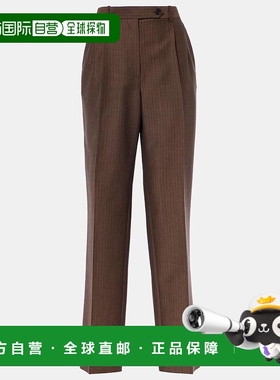 1h可退 香港直邮The Row 女士 Norbert 马海毛羊毛直筒长裤直筒裤