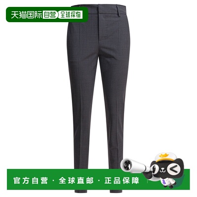 1h可退 香港直邮mcqueen 亚历山大 麦昆 女士 灰色羊毛长裤 82695