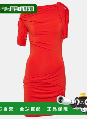 香港直邮Jacquemus 女士 La Drapeado 长袍针织迷你连衣裙包臀裙