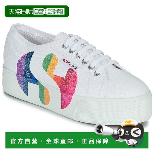 欧洲直邮Superga 女鞋 低帮板鞋 白色 春夏 2790-COTWPRINTEDLOGO
