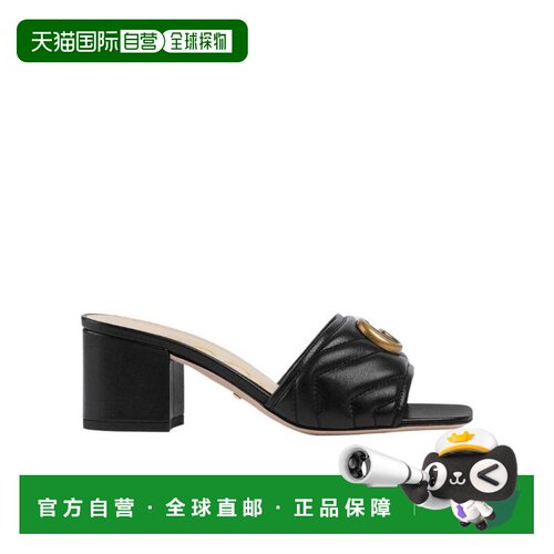 自营Gucci 徽标拖鞋 695202BKO60