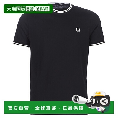 欧洲直邮Fred Perry  TWIN TIPPED T-SHIRT 男士服装短袖T恤 M158