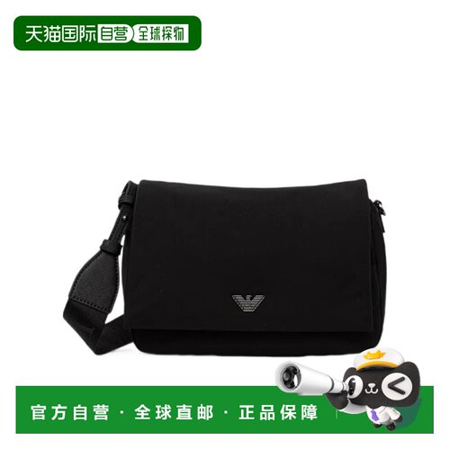 Emporio Armani logo铭牌斜挎包 EM001806AF28784【付后1h可退】